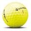 TaylorMade TP5X Golf Balls - Yellow - thumbnail image 2