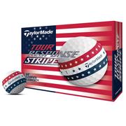 TaylorMade Tour Response Stripe Golf Balls - USA Stars and Stripes