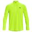 Under Armour Tech 2.0 Half Zip Long Sleeve Golf Top - Lime Surge - thumbnail image 1