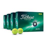 Titleist AVX 4 For 3 Golf Balls Personalised Yellow - 2025