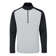 Ping Tobi Half Zip Fleece Midlayer Golf Sweater - Pearl Grey