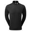 FootJoy Tonal Print Knit Chill Out Golf Sweater - Black - thumbnail image 1