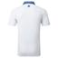 FootJoy Tossed Tulip Trim Pique Golf Polo Shirt - White/Twilight Blue - thumbnail image 2