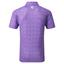 Footjoy Tossed Tulips Lisle Golf Polo Shirt - Violet - thumbnail image 2