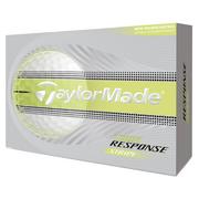TaylorMade Tour Response Stripe Golf Balls - White/Yellow