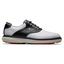 FootJoy Traditions Spikeless Golf Shoe - White/Black/Grey - thumbnail image 1