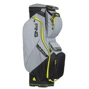 Ping Traverse 214 Golf Cart Bag - Black/Iron Grey/Neon Yellow