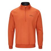 Oscar Jacobson Trent Tour Mid Layer Golf Sweater - Orange Rust