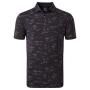 Next product: FootJoy Tropic Print Lisle Golf Polo Shirt - Black