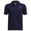 Under Armour UA Junior Performance Golf Polo Shirt - Midnight Navy - thumbnail image 1