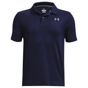 Under Armour UA Junior Performance Golf Polo Shirt - Midnight Navy