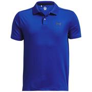 Under Armour UA Junior Performance Golf Polo Shirt - Royal Blue