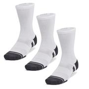 Under Armour Performance Tech Crew Socks 3-Pair Pack - White