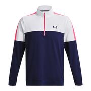 Next product: Under Armour UA Storm Midlayer Half Zip Golf Sweater - Midnight Navy/White/Pink