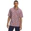 Under Armour Playoff 3.0 Printed Golf Polo Shirt - Tourmaline Pink/Dark Maroon/Midnight Navy - thumbnail image 1