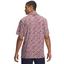 Under Armour Playoff 3.0 Printed Golf Polo Shirt - Tourmaline Pink/Dark Maroon/Midnight Navy - thumbnail image 2