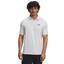 Under Armour Tee To Green Printed Golf Polo Shirt - White/Halo Gray/Black - thumbnail image 1