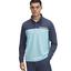Under Armour Tee to Green Mens Quarter Zip Top - Downpour Grey/Stream/White - thumbnail image 1