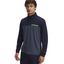 Under Armour Tee to Green Mens Quarter Zip Top - Navy/Downpour Grey/Cyber Green - thumbnail image 1