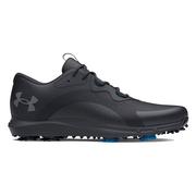 Under Armour UA Charged Draw 2 Wide Mens Golf Shoes - Black