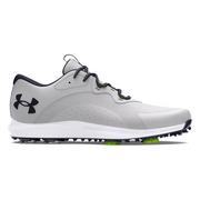 Under Armour UA Charged Draw 2 Wide Mens Golf Shoes - Halo Grey