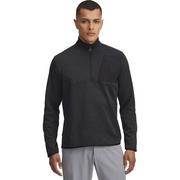 Under Armour UA Drive Midlayer SweaterFleece Golf Top - Black/Anthracite/Black