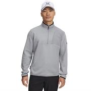 Under Armour UA Drive Midlayer SweaterFleece Golf Top - Steel/Mod Gray/Steel