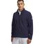 Under Armour UA Drive Pro Full-Zip Golf Top - Midnight Navy/Black - thumbnail image 1