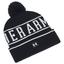 Under Armour UA Halftime Pom Pom Beanie Hat - Black - thumbnail image 1