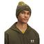 Under Armour UA Halftime Pom Pom Beanie Hat - Green - thumbnail image 3