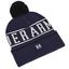 Under Armour UA Halftime Pom Pom Beanie Hat - Navy - thumbnail image 1