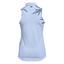 Under Armour Womens Iso-Chill Sleeveless Golf Polo Shirt - Blue - thumbnail image 2