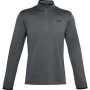 Under Armour Fleece Half Zip Golf Sweater - Pitch Grey