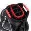 TaylorMade Storm Dry Waterproof Golf Cart Bag - Black/White/Red