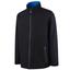 Island Green Waterproof Stretch Golf Jacket - Black/Turquoise - thumbnail image 1