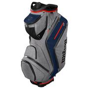 Wilson Alpine Dry Waterproof Golf Cart Bag - Navy/Grey/Red