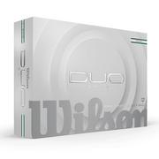 Wilson Duo Soft TRK360 Golf Balls - White/Green