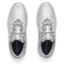 Under Armour Womens Charged Breathe Spikeless Golf Shoes - White/Metallic Silver - thumbnail image 5