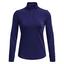 Under Armour Womens Playoff 1/4 Zip Golf Sweater - Sonar Blue - thumbnail image 1