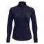 Under Armour Womens Playoff 1/4 Zip Golf Sweater - Midnight Navy - thumbnail image 1