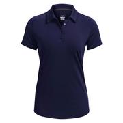 Under Armour Womens Playoff Short Sleeve Golf Polo - Midnight Navy