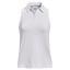 Under Armour Womens Playoff Sleeveless Golf Polo - White - thumbnail image 1