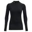 Under Armour Women's UA Authentics Mock Neck Baselayer - Black - thumbnail image 1