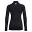 Under Armour Women's UA Authentics Mock Neck Baselayer - Black - thumbnail image 2