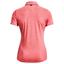 Under Armour Womens Zinger Short Sleeve Golf Polo Shirt - Vermillion - thumbnail image 2