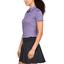 Under Armour Womens Zinger Short Sleeve Novelty Polo - Purple model front