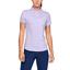 Under Armour Womens Zinger Short Sleeve Polo - Purple model front - thumbnail image 3