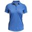 Under Armour Womens Zinger Short Sleeve Polo Shirt - Versa Blue - thumbnail image 1