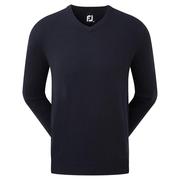 FootJoy Wool Blend V-Neck Sweater - Navy main