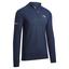 Callaway 1/4 Zip Merino Wool Tour Logo Golf Sweater - Navy - thumbnail image 1